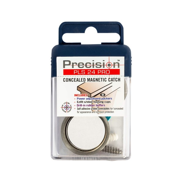 Precision PLS24PRO Concealed Magnetic Catch,24mm