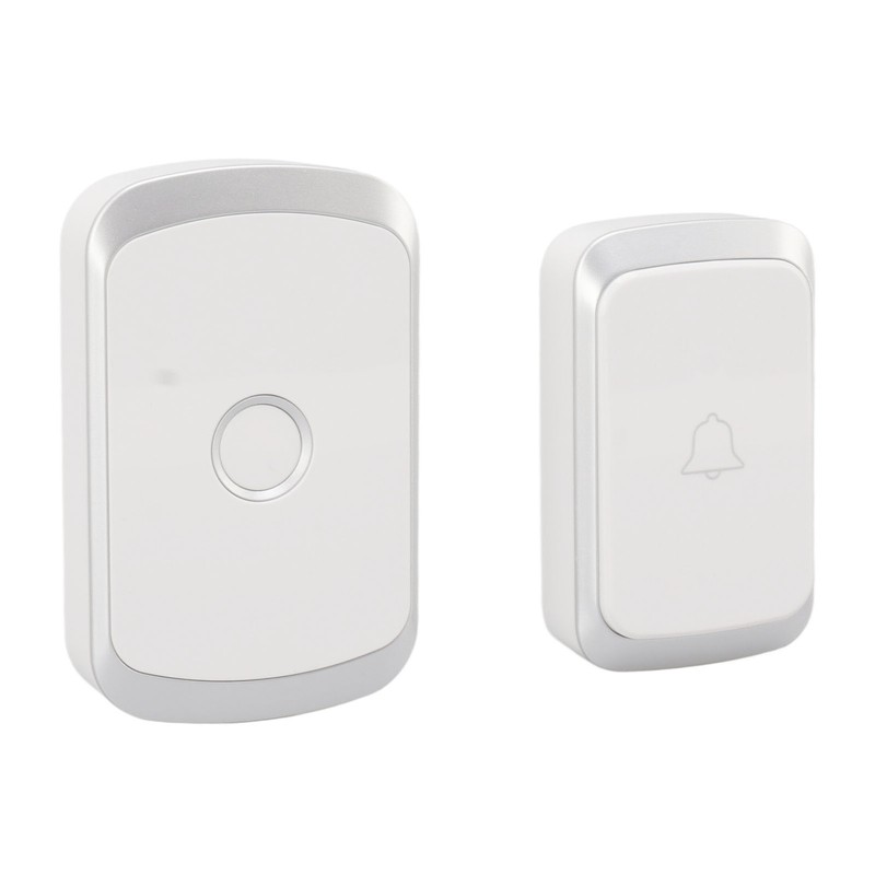 Wireless Doorbell with 36 Chimes 4 Volume Level LED Flashing