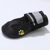 Dogs Shoes Waterproof Slip Resistant Reflective Dog Boots with Rubber