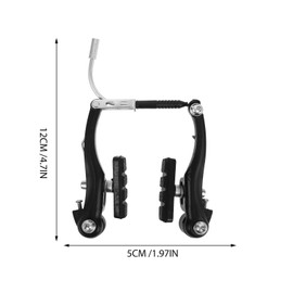 Milisten Bicycle V Brake Aluminum Alloy High Sensitivity Brake Levers for Mountain Bike Folding Bicycle Brake Parts Replacement Caliper Lightweight Durable