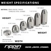 Rippin Moto 12-Pack Motorcycle Wheel Weight Kit | Premium Reusable