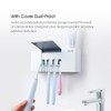 Liushu Toothbrush Sterilizer Box 4000mAh Rechargeable UV Disinfection Toothpaste Dispenser