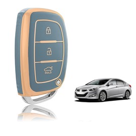 TOOMUME TOOMUME Schlsselhlle TPU, Autoschlssel Hlle Passt fr Hyundai Santa Fe Tucson Elantra Accent Sonata loniq i10 i20 i25 i30 i40 ix25 ix45 ix55, Schlsselcover Schutz Schlsselgeh?use - Smart Key