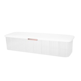 TEHAUX Cord Storage Box Multi Cable Organizer for Tidy Charging Cable Storage Desktop Cable Organizer for Efficient Use Bedroom Living Room and Office