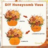 NICROHOME EUR Fall Decoration, 4 PCS Honeycomb Paper Vase Set