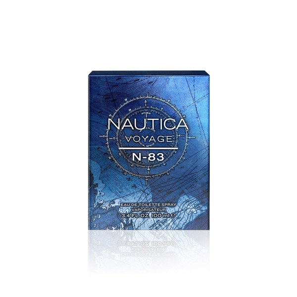 Nautica Voyage N-83 Eau de Toilette for Men, 3.4 Fl