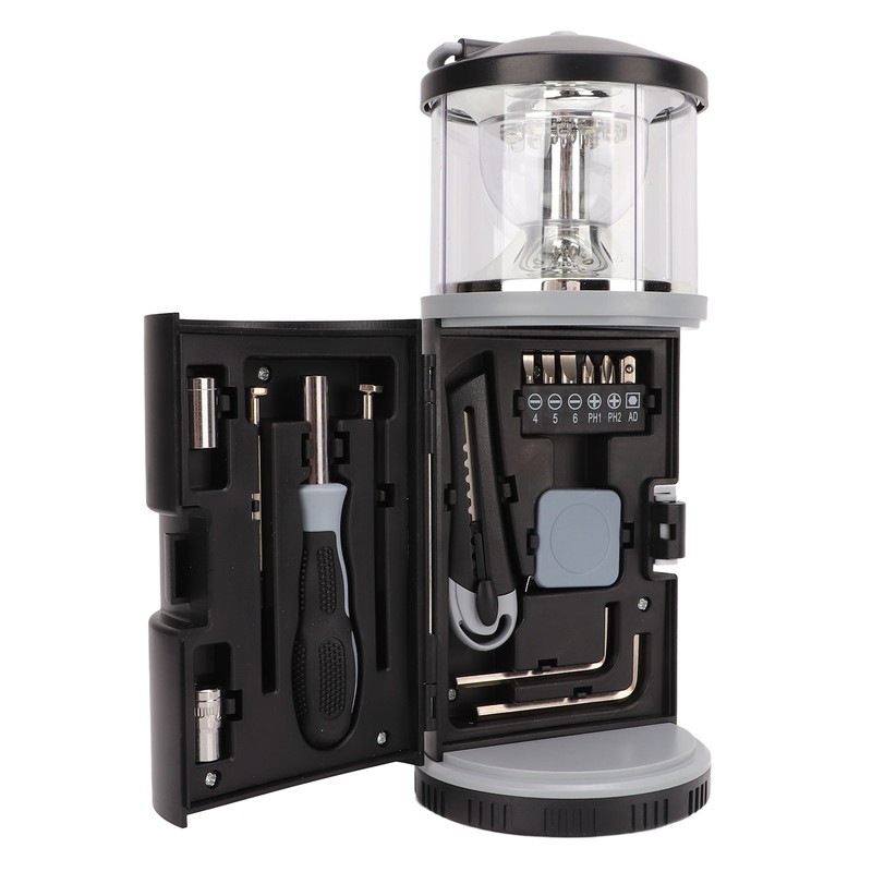 Lantern Hardware Tool Set Multifunction Auto Repair Outdoor Camping Hardware