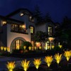 Idefair Solar Flowers Lights Outdoor, 2 Pack Solar Garden Stake