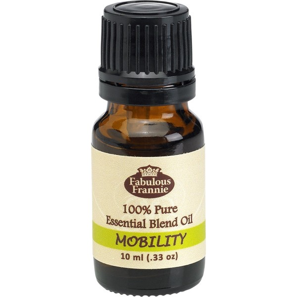 Mobility Pure Essential Oil Blend 10mL Made with Cinnamon, Oregano and Sweet Orange by Fabulous Frannie