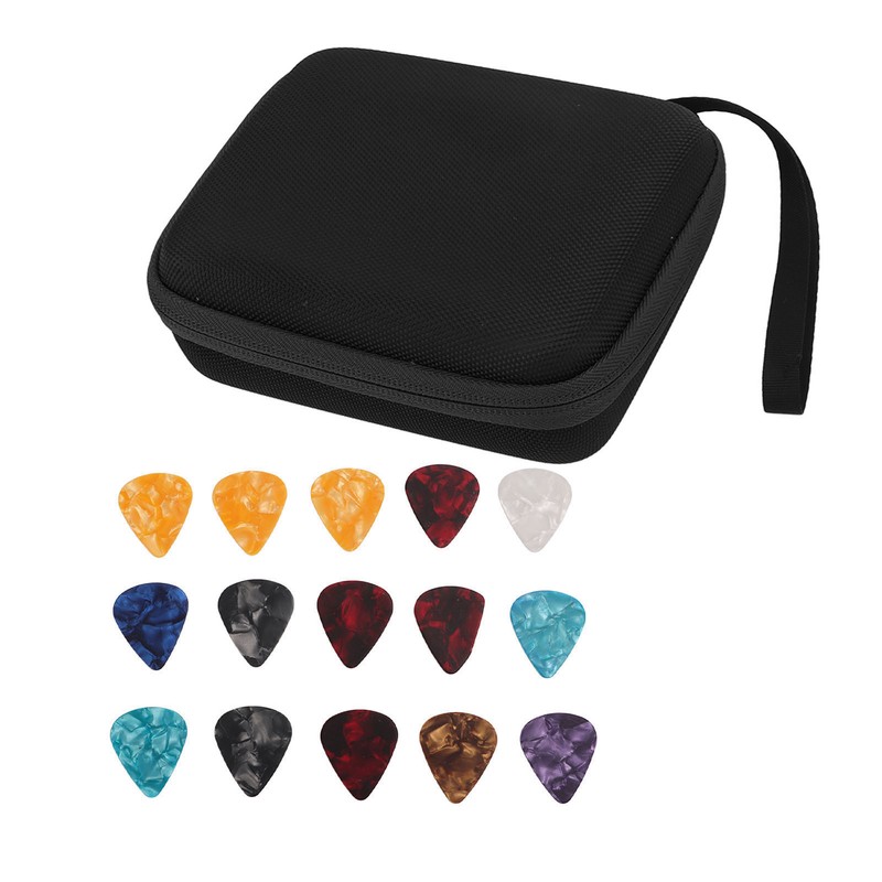 Guitar Pick Bag Set Large Space Waterproof Good Protection EVA