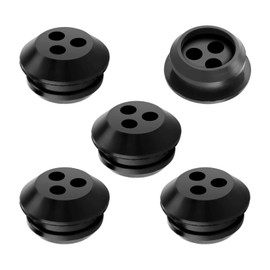 Rasenmäher Kraftstofftank Gummitüllen, Kraftstofftülle Ölrohr Tülle, Motorsense Trimmer Eratzteil # V137000030 13211546730, 3-Loch (5er Pack)