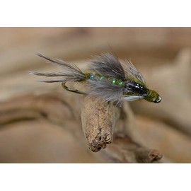 Region Fishing Callibaetis Poxyback Nymph Flies Tied on Mustad Signature Fly Hooks - 6ct Pack (Hook #14)