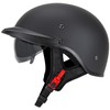Cartman Motorcycle Open Face Helmet with Sun Visor Quick Release