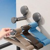Hanger Organizer Stacker, 2 Pack Suction Cup Self-Adhesive Extendable Garment