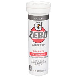 Gatorade, Zero Sugar Tablets Watermlon Thirst Quencher 10 Count, 1.62 Ounce