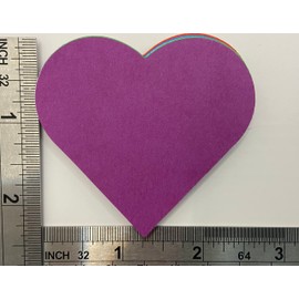 31 Pcs 2in Small Heart Cutouts Assorted Color Creative Heart Shapes Double Sided Heart Craft Décor for Kids’ Love and Peace School Craft Projects Valentine’s Day Decorations (7 Colors) USA Made