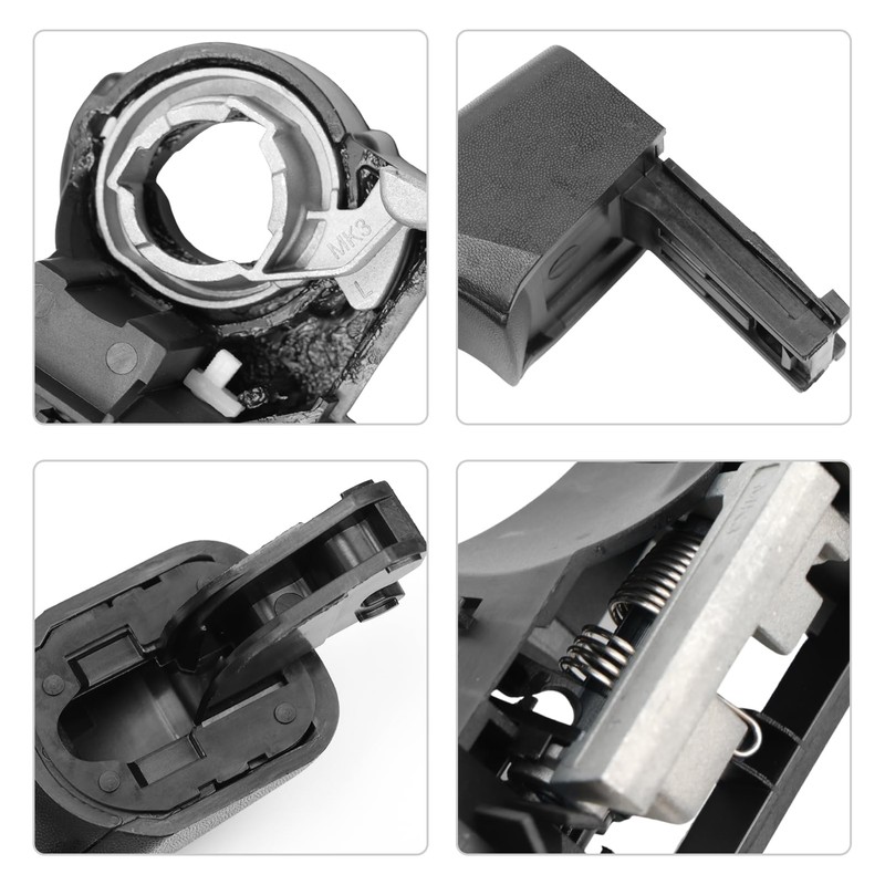 ZEALfix Sliding Exterior Door Handle Left Side with Handle Holder