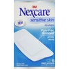 Nexcare Sensitive Skin Bandages,Knee and Elbow 6 ea