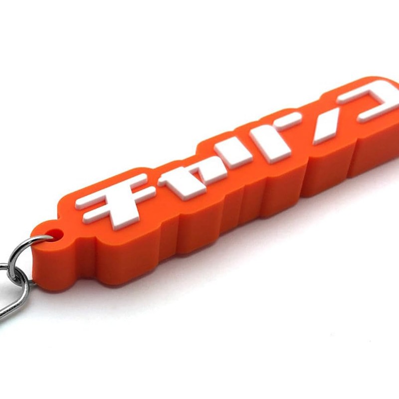 SPEED ADDICT RUBBER KEY HOLDER Thick Rubber Key Chain, Orange