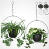 Shineloha 2 Pack Hanging Planters for Indoor Plants with 5.5"