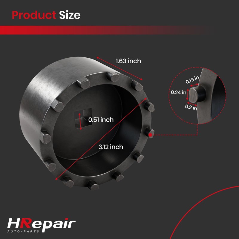 HRepair Axle Nut Socket fits for Dodge Ram 3500 4500