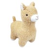 Doindute Light Brown Plush Alpaca Stuffed Animal Toy, Soft Cuddly
