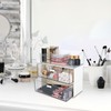 Grillix Make-up-Organizer mit Schubladen, stapelbar, aus Acryl, transparent, vielseitig verwendbar