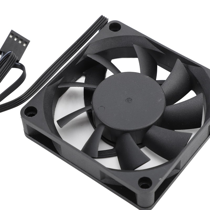 4 Pin PWM Fan, 70mm Computer Case Fan with 7