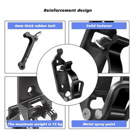 Shovel Mount for Roof Rack Shovel Mount for Truck Bed, Truck Jeep Offroad Roof Rack Axe Shovel Mount, Shovel Holder for Boats,Military Equipment,Overlanding Gear, Quick Release Axe Tool Holder(2 Pack)