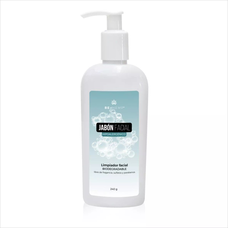 Beohemp Kit Jabón Facial, Loción, Crema De Día, Para Piel
