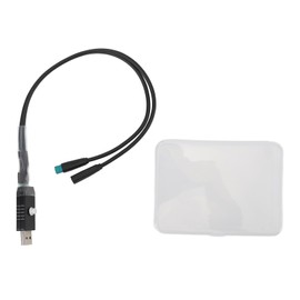 Tihebeyan USB Programming Cable,USB Programming Cable Speed Limit Release Wheel Diameter Setting for M600 M510 M500 Mid Drive Motor CAN Protocol