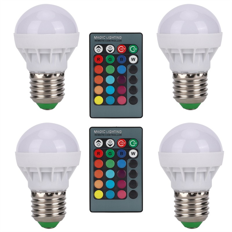 E27 RGB Color Changing Light Bulbs 40W LED Light Bulb