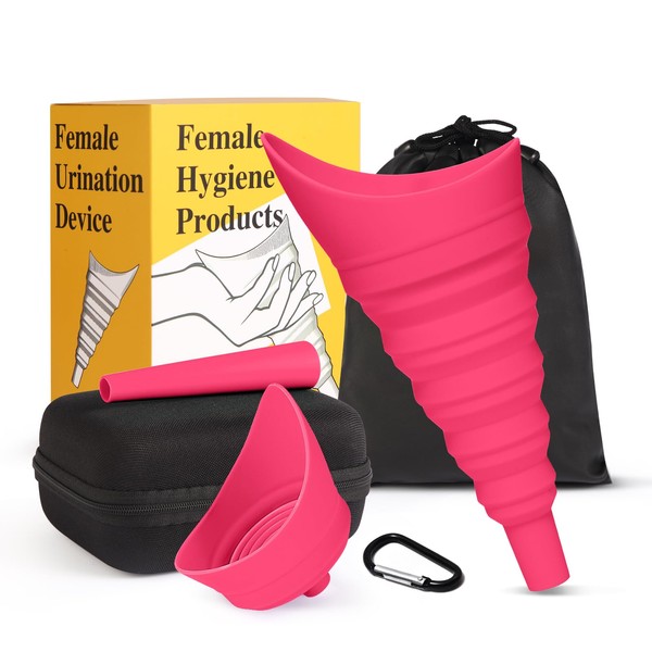 AvoDov Foldable Female Urination Device - Reusable Silicone Women Standing