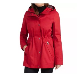 Hunter New With Tag! Hunter Ladies' Water Resistant Rain Jacket, Red/ Black/ Green - XL, Red