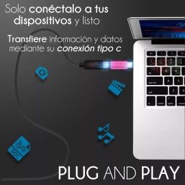 Slim Company Adaptador Convertidor Micro Usb V8 Hembra A Tipo C Macho Color Magenta