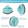 flintronic 2 Pcs Vacuum Suction Cup Hooks, Waterproof Reusable Heavy