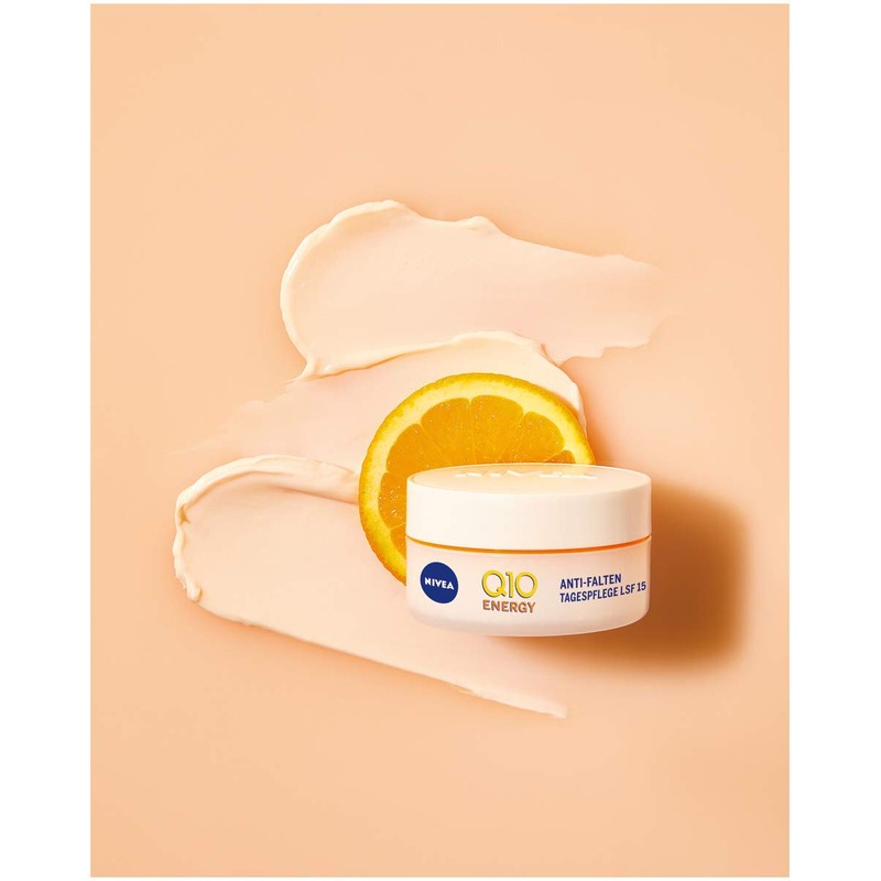 NIVEA Q10 Energy Anti-Falten Tagespflege LSF15, 50 ml