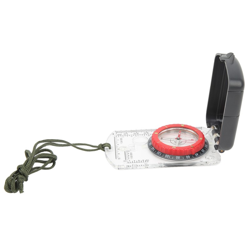 Multifunctional Card Compass Portable Map Directional Compass Outdoor Adventure Equipment