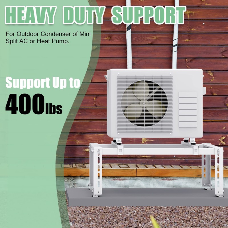 Memrita Mini Split Ground Stand for 9,000-24,000 BTU Air Conditioners