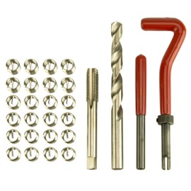 Dragway Tools 88 pc Stripped Thread Rethread Recoil Repair Kit Metric M6 M8 M10