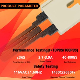 62-22868-93 Hot Furnace Ignitor Repalcement for Rhe-em Ru-ud Weath-erking Furnace Replace Part 62-22868-82 62-22868-93 62-22441-01 62-22868-02