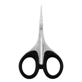 Kershaw Skeeter 3 Precision Fine Tip Scissors, Professional Grade for Fly Tying and Trimming (1216), Black, Regular