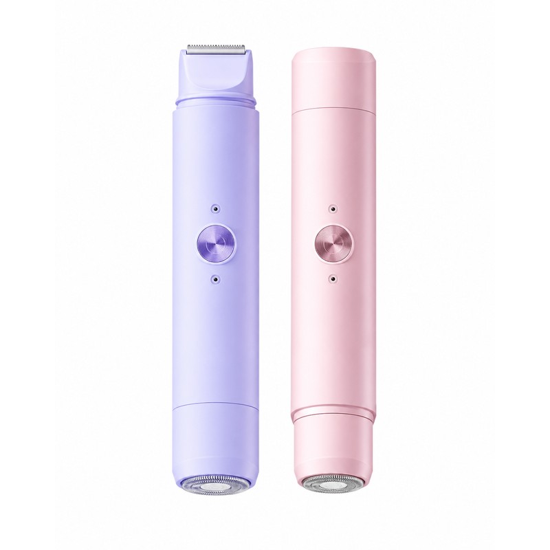 2-in-1 Electric Shaver for Women – Waterproof Rechargeable Razor &
