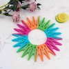 24Pcs Plastic Clothespins, Heavy Duty Laundry Clothespins, Mini Clothespins,Air-Drying Clothing
