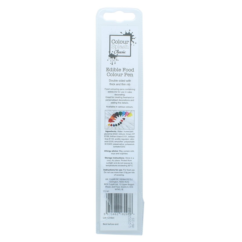 Colour Splash Edible Food Colouring Pen, Dual Tip Icing Pens,