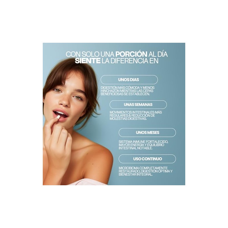 Probioticos Billones Cfu Probióticos Cepas Sistema Immune Digestivo Intestinal Porción