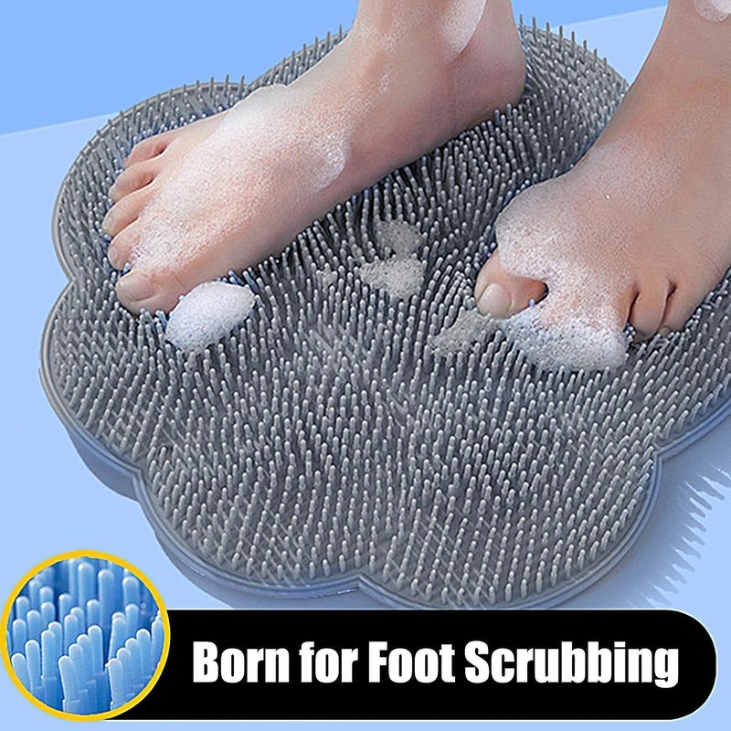 Exfoliante Para Pies En Ducha Ventosas Cerdas Antideslizante