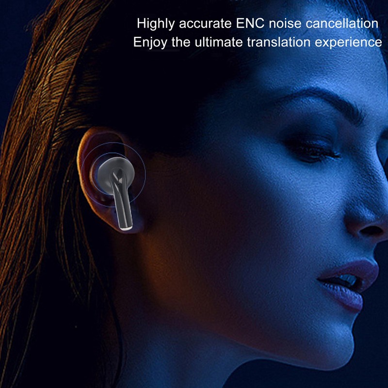 B32 Smart Translator Earbud Binaural Simultaneous Translator Multi Language Interpretation