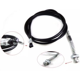 Fancy Scooters GAS SCOOTER REAR BRAKE CABLE, BLACK CABLE LENGTH ABOUT 76.5"