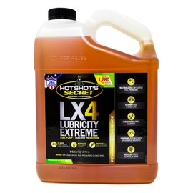 Hot Shot's Secret LX4 Lubricity Extreme 1 Gallon, Fuel Treatment for All Engines, Gasoline & Diesel Additive, Fuel Additive Increases Lubricity, Protects & Extends Fuel System Life